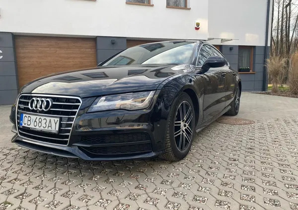 audi Audi A7 cena 88900 przebieg: 215000, rok produkcji 2014 z Bydgoszcz